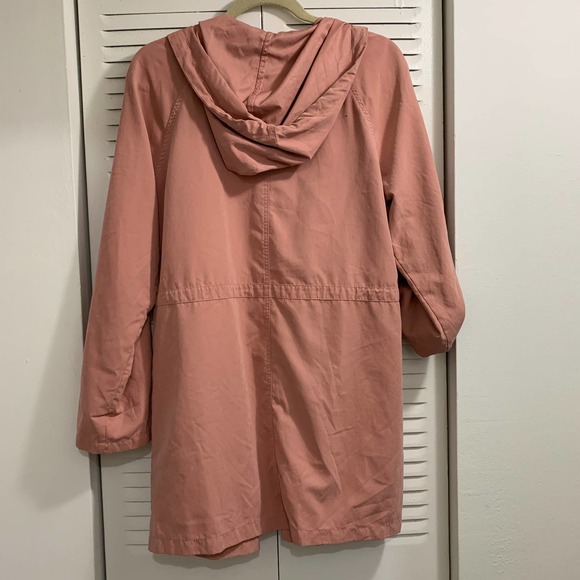 Love Tree Lightweight Trench Coat Blush Size Large - Picture 6 of 9